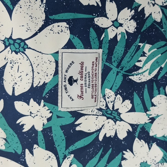 Forever Cultivate Original Esvan Bag Floral canvas tote bag Any Time Any Where - Picture 3 of 6